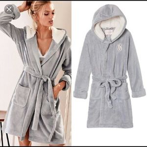 Victoria’s Secret Cozy Soft Grey Robe